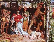 A Converted British Family Sheltering a Christian Missionary from the Persecution of the Druids William Holman Hunt